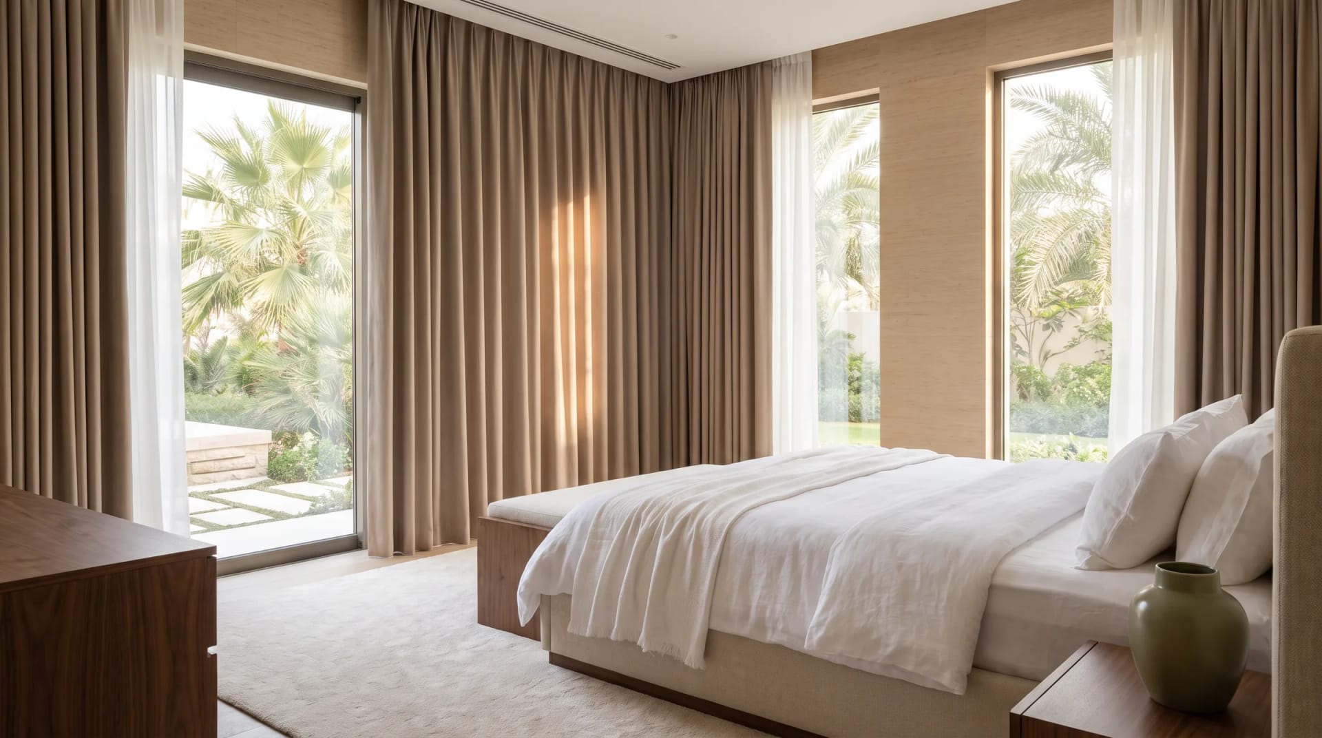 A Saadiyat Villa Bedroom